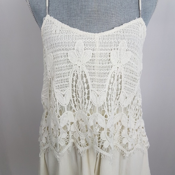 American Eagle Outfitters White Lace Romper Summer - Picture 2 of 8